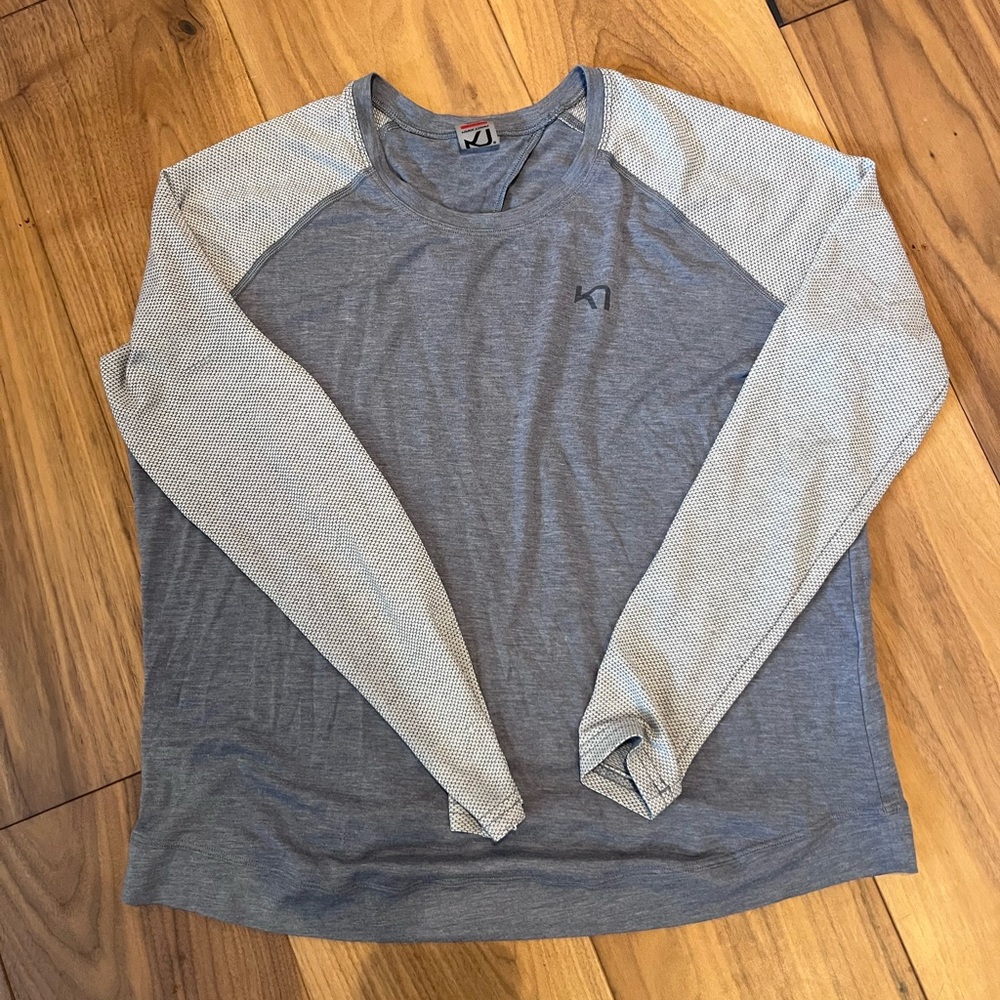 Kari Traa Blue/Gray Long Sleeve Women’s Tee